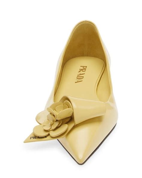 Prada loop bouquet toe flat